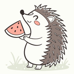 hedgehog with a hedgehog