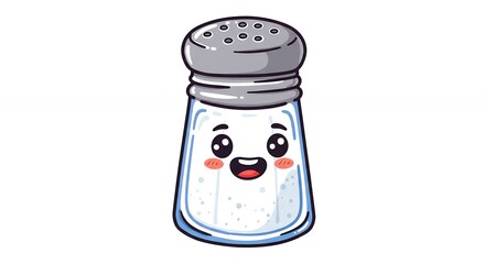 Cute cartoon salt shaker