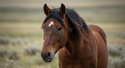 Obraz premium Wild horse portrait