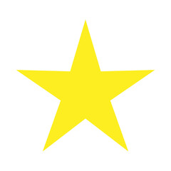 Fototapeta premium Star Icon. Golden Star Yellow Star Symbol.