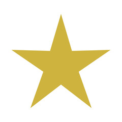 Golden Star Icon. Star Symbol For Designs.