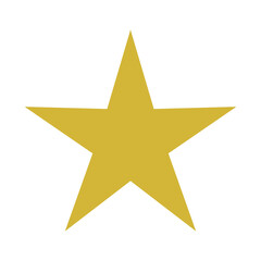 Obraz premium Golden Star Icon. Star Symbol For Designs.