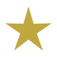 Golden Star Icon. Star Symbol For Designs.