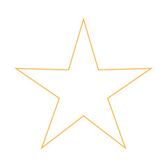 Star icon. Star symbol for designs.