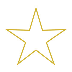 Obraz premium Golden Star Icon. Star Symbol For Designs.