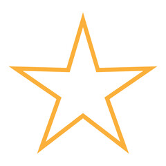 Star icon. Star symbol for designs.