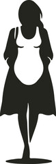 A loving mother cradling her baby in a gentle embrace, forming a heart shape with soft lines—symbolizing care, warmth, and unconditional love.