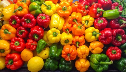 bunte Paprikaschoten