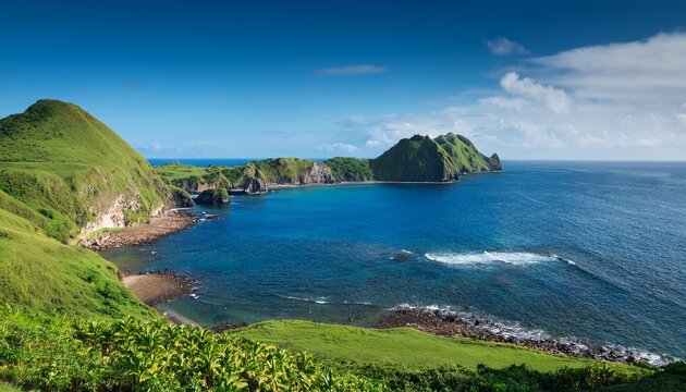 Seascape And Landscape Of Batanes Philippines