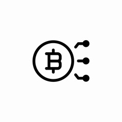 crypto currency icon sign vector