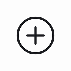 Obraz premium add create plus bubble icon sign vector