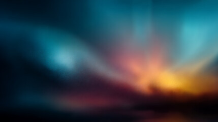 Abstract colorful aurora light sky background