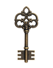 Ornate antique-style key