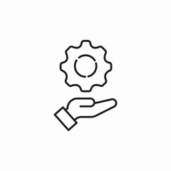 settings care icon sign vector