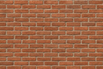 Fototapeta premium Seamless rustic red brick wall texture with mortar detail high resolution industrial backdrop for posters web headers and modern design mockups