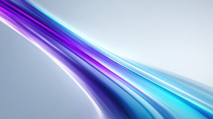 Abstract flowing neon light streaks with vibrant blue purple and pink colors.