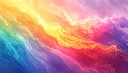 Abstract vibrant fluid colors