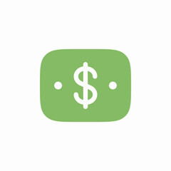 currency money dollar icon sign vector