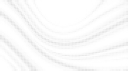 Abstract halftone dotted curved stripe gradient texture background in minimal black and white style perfect for flyer poster banner website and modern artworks