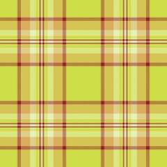 A vibrant, seamless plaid pattern featuring shades of green, yellow, and reddishbrown. This graphic is ideal for textiles, backgrounds, or adding a touch of classic style to designs.
