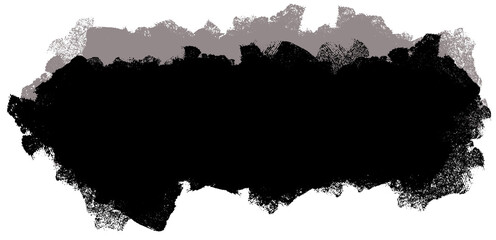 black and white ink splashes vector illustration