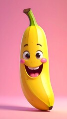 Happy banana emoji