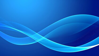 Abstract blue flowing waves (1)