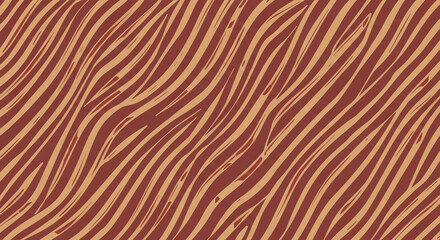 Abstract zebra stripe pattern background in warm earthy tones.