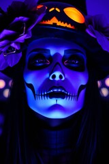 scary halloween witch make up