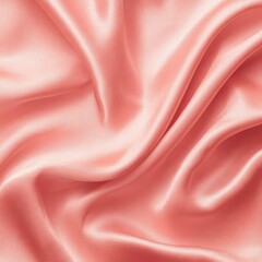Closeup View Of Pink Silk Fabric