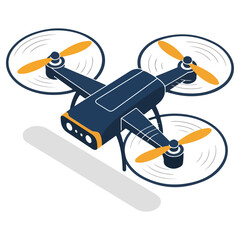 Modern drone technology for aerial photography and videography.