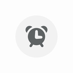 Obraz premium ring clock icon sign vector