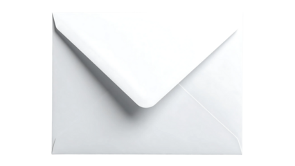 Blank White Envelope Simple, Elegant Stationery for Correspondence