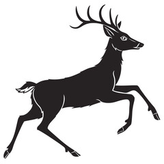 deer silhouette vector