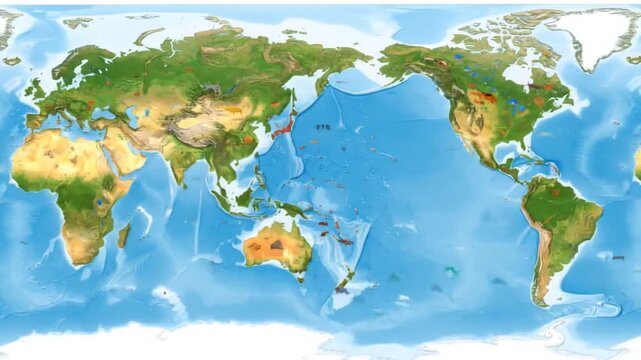 Global Animal Distribution Interactive World Map Animation