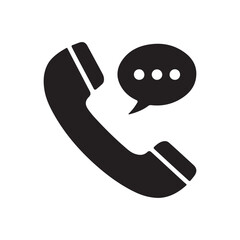 vector illustration of a telephone