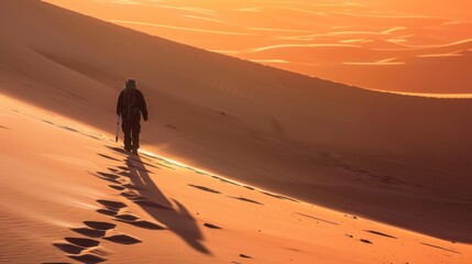 Summer Travel Adventures: Hiking Mountains, Walking Desert Dunes & Beach Couples at Sunset