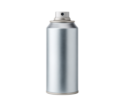 Can of spray on a transparent background
