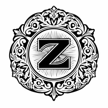 Monogram infinity logo, geometric linear loop design element, parallel thin line infinite art decoration, harmony emblem