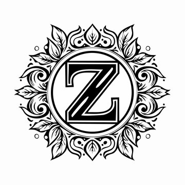 Monogram infinity logo, geometric linear loop design element, parallel thin line infinite art decoration, harmony emblem