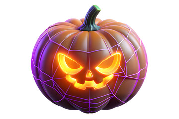 halloween pumpkin isolated on white vector design icon symbol