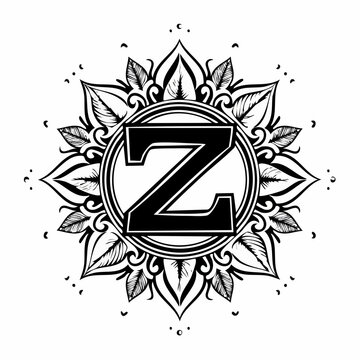 Monogram infinity logo, geometric linear loop design element, parallel thin line infinite art decoration, harmony emblem