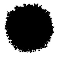 abstract background where black ink has spread