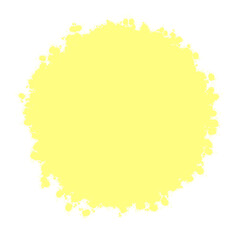 abstract background where yellow ink has spread