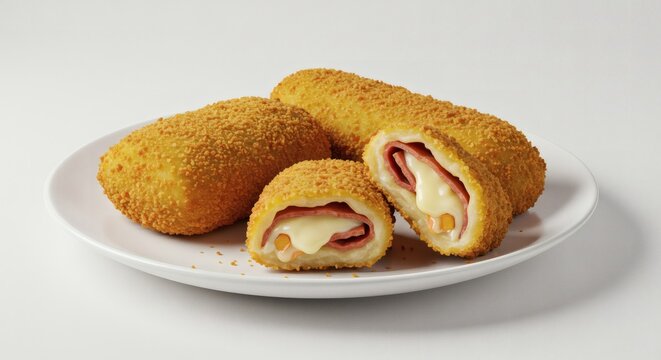 Risol Mayo, Crispy Ham and Cheese Rolls A Delicious Snack or Appetizer
