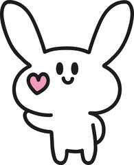 토끼일러스트 © meu