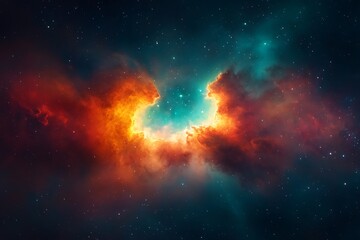 Fototapeta premium space background with space