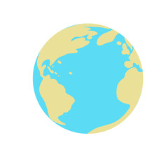 Colorful Planet Earth