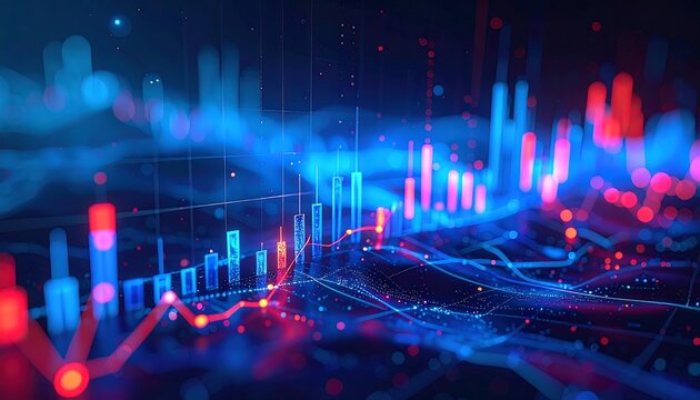 Dynamic data visualization of market trends