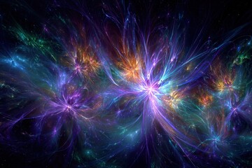 Fototapeta premium Colorful Abstract Space Nebula